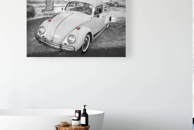 1971 Tan Volkswagen Beetle X 7 by Rich Franco