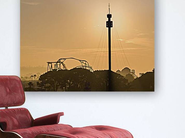 SeaWorld San Diego Silhouette Sunrise by Ryan Cameron