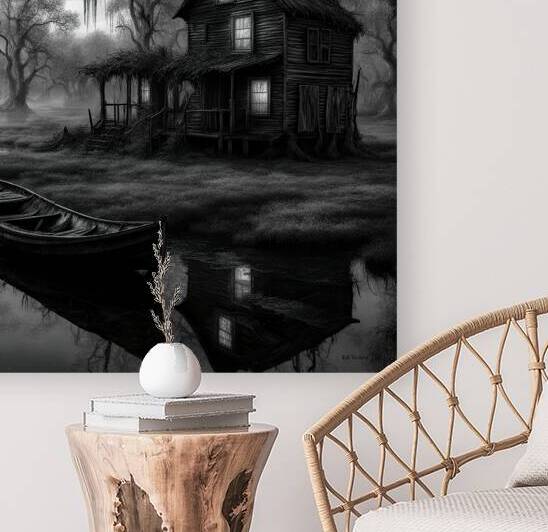 DEEP DARK SWAMP B&W by Digicam