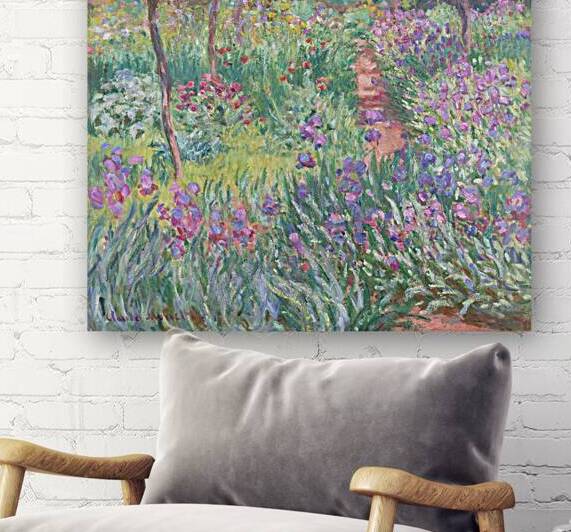 QCL 1183 – The Garden in Giverny by Claude Mone by Masterwork Reimagined