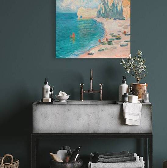 QCL 1179 – Étretat The Beach and the Falaise by Masterwork Reimagined