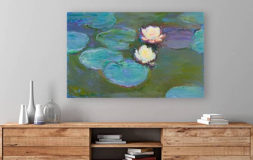 QCL 1166 – Nympheas by Claude Monet by Masterwork Reimagined