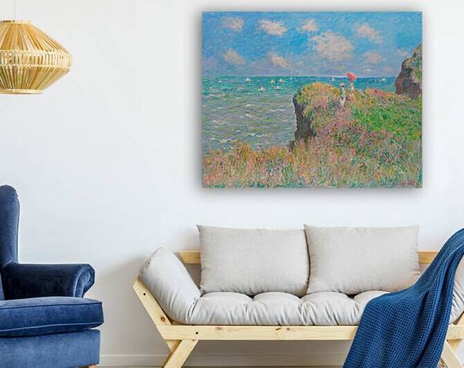 QCL 1180 – The Cliff Walk at Pourville by Claud by Masterwork Reimagined