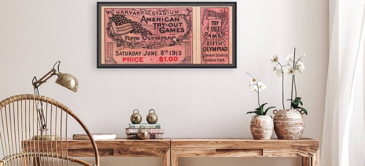 1912 olympic games tryout ticket  by Row One Brand