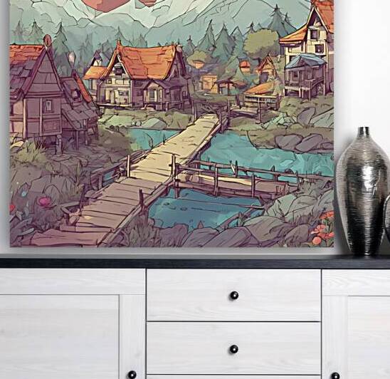 0 A vibrant and mesmerizing folk art painting fea by waleed store