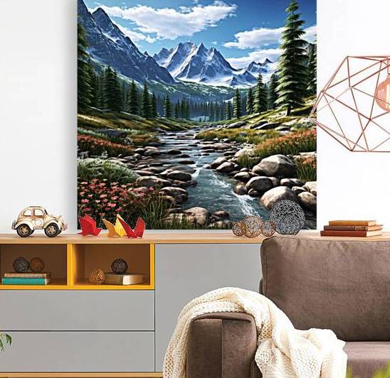 Mountain Stream by Abdu innovations