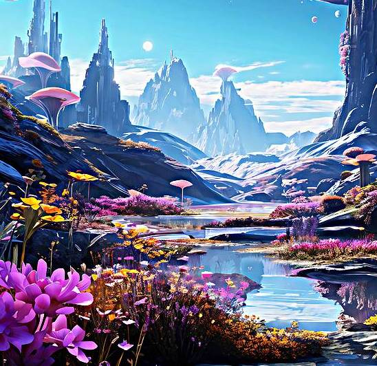 Alien Landscape by Abdu innovations