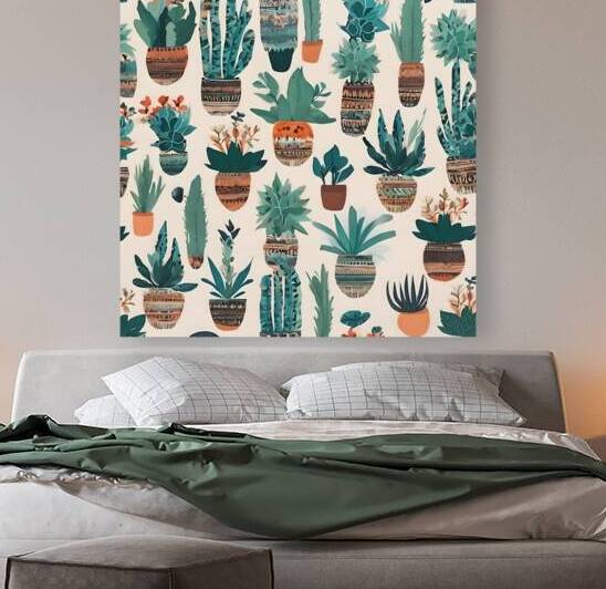 50492 Stunning pattern boho plants  xl 1024 v1 0 by Hala Etheridge