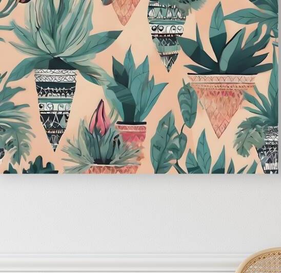 50494 Stunning pattern boho plants  xl 1024 v1 0 by Hala Etheridge