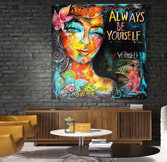 Always Be Yourself 7  by SykArt Designs