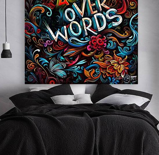 Action Over Words  by SykArt Designs