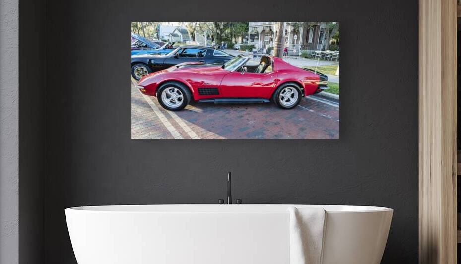 1971 Red C3 Corvette x1 5 by Rich Franco