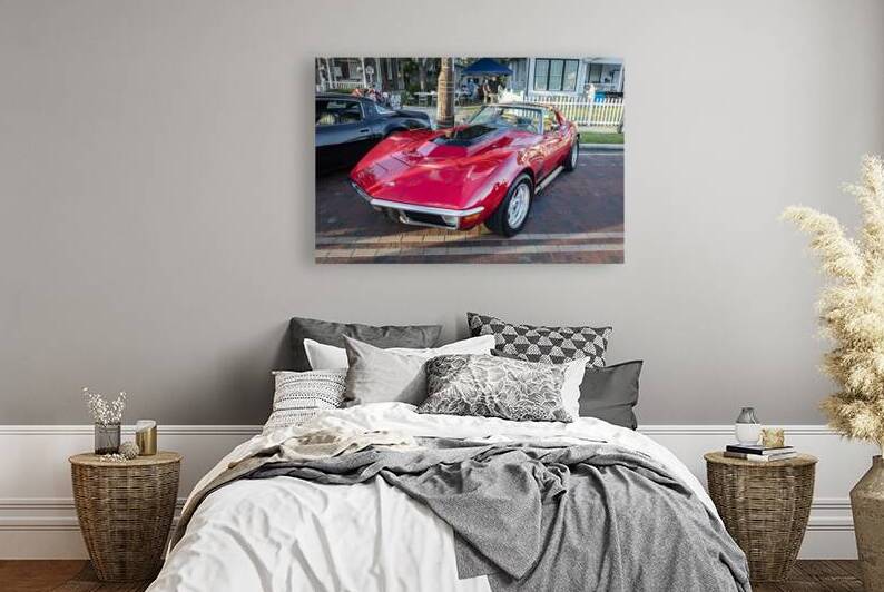 1971 Red C3 Corvette x1 8 by Rich Franco