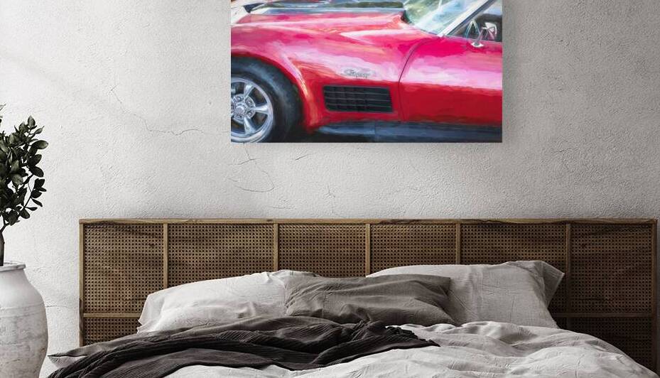 1971 Red C3 Corvette x1 10 by Rich Franco