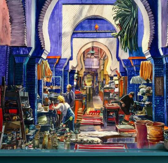 Moroccan Mosaic: Capturing the Essence of Daily Life by Sunsetsavvy