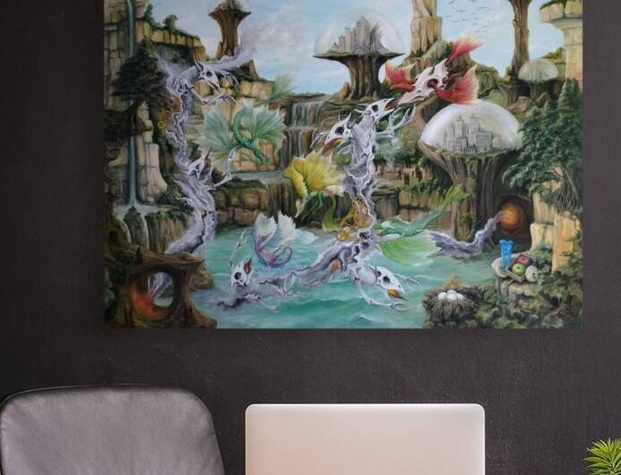 Luxury Interior Oil Paintings Gregory Pyra Piro Oil Painting ref 303261 by Gregory Pyra Piro