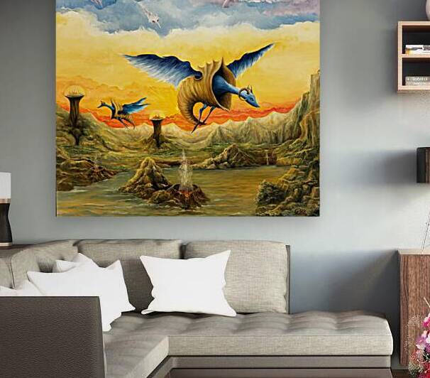 Modern Surrealism Fantasy Oil Paintings Gregory Pyra Piro Oil Painting ref 475525 by Gregory Pyra Piro