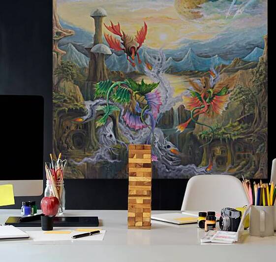 Magical Realism Fantasy Art Gregory Pyra Piro Oil Painting ref 847364 by Gregory Pyra Piro