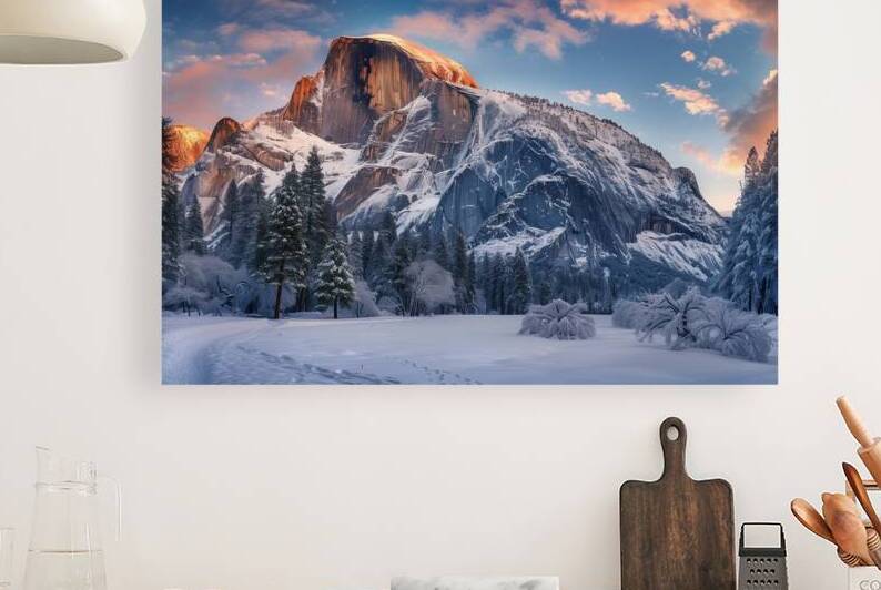 Celestial Majesty: A Captivating Glimpse of Half Dome by Visual Variety