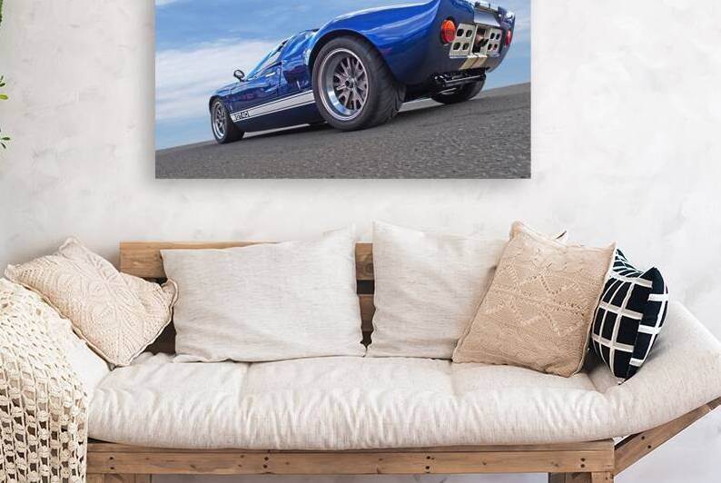 Blue Sky Day - Ford GT 40 by Gill Billington