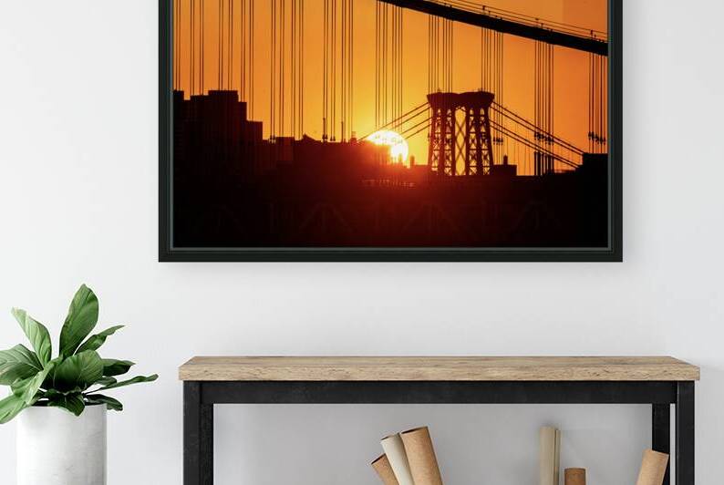 Manhatten Sun Rising by Geoffrey Prior