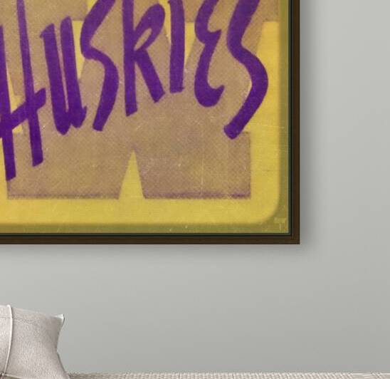 1947 W Huskies Art by Row One Brand