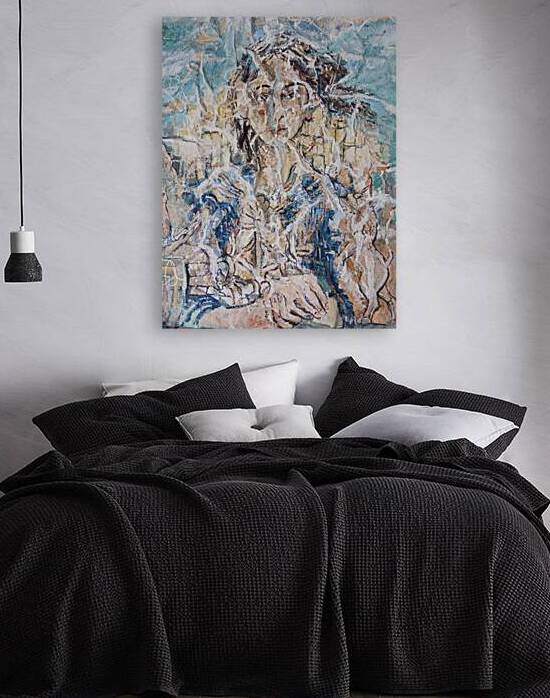 Monacrylics on paper24  x18 by Ninos DE