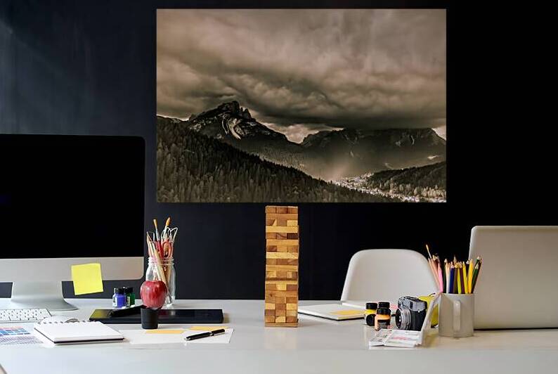 Impending Storms Over the Dolomites by Norma Brandsberg Photography