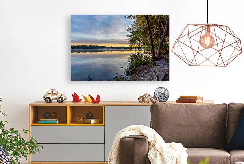 Morning Peace On The Lake by Jennifer White