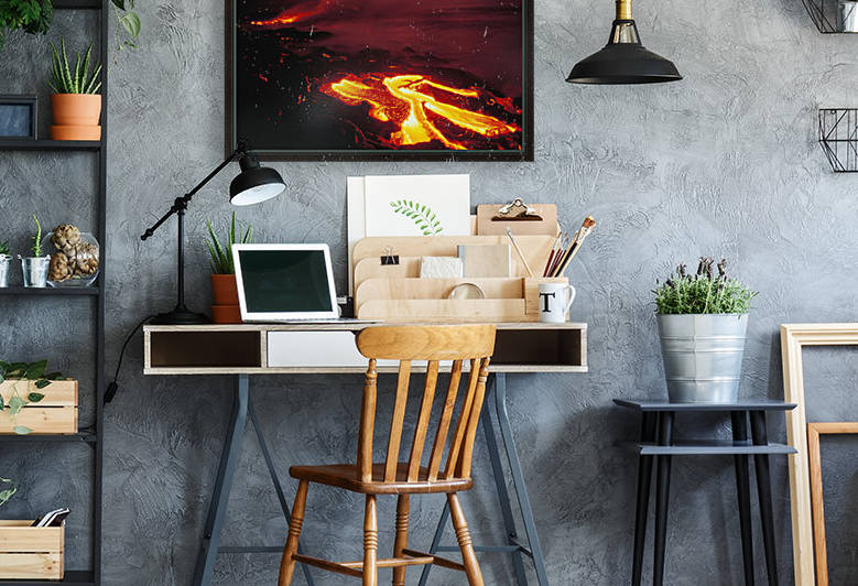 Hawaii, Big Island, Hawaii Volcanoes National Park, Lava Flow Glows In Early Dawn by PacificStock