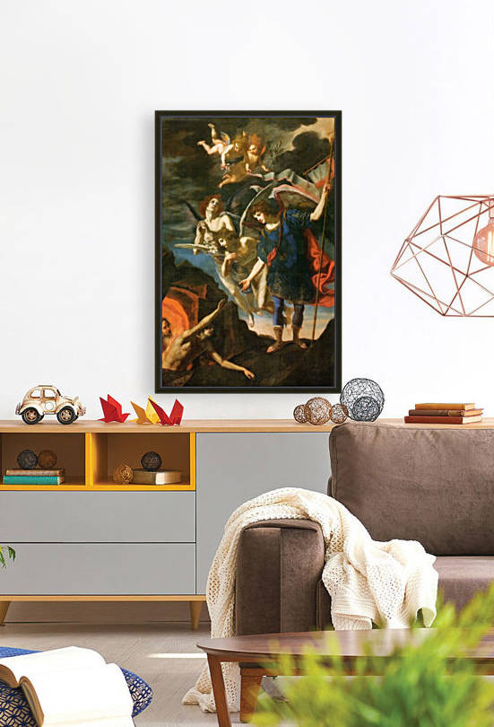 Saint Michael the Archangel releases souls from purgatory by Jacopo Vignali