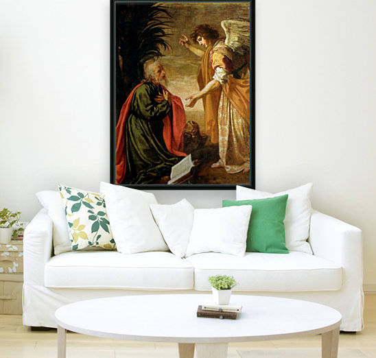 San Giovanni evangelista a Patmos by Jacopo Vignali