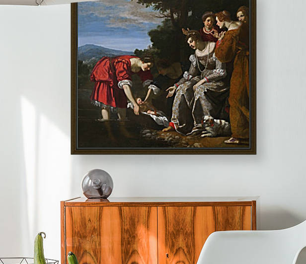 The discovery of Moses by Jacopo Vignali