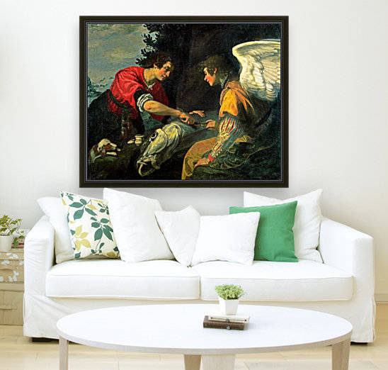 Tobias and the Archangel Raphael by Jacopo Vignali