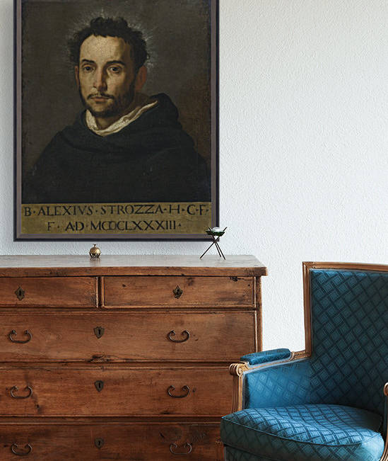 Portrait of Alessandro Strozzi, called Beato Alessio by Jacopo Vignali