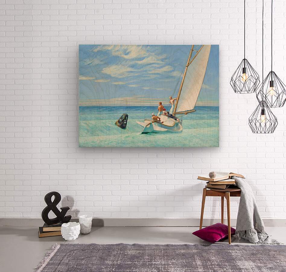 KANGZENG Edward Hopper Painter Works (Ground Swell) Impression Sur