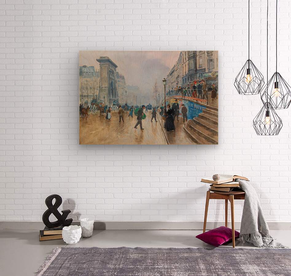 Le boulevard Saint–Denis à Paris [1899] by Jean Béraud [1849–1935