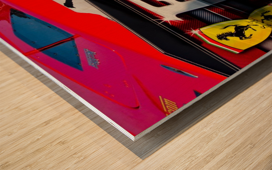Ferrari Wood print