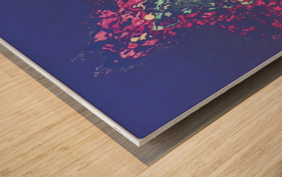 SOFT EXPLOSION Wood print