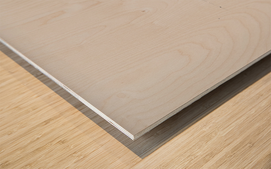 Dancing on the water Wood print