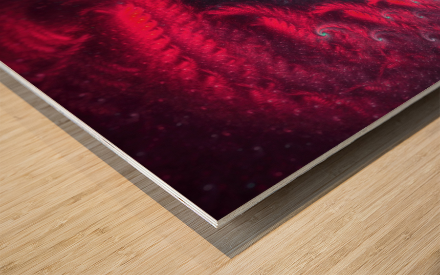 Fractal Art Wood print