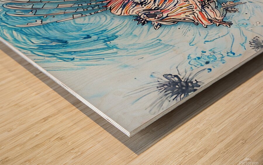 ArtXcl 205 Lion Fish photo  Wood print