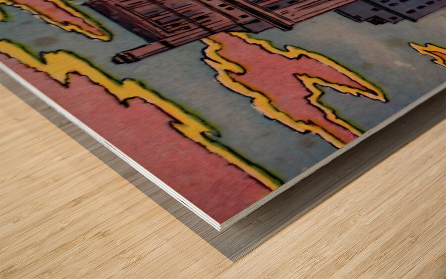 1930s dallas art Wood print