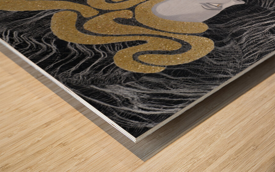Goddess  Wood print
