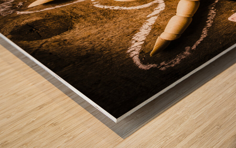 Tracing of tragedy Wood print