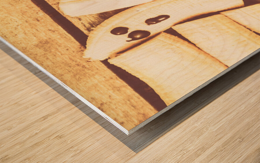 Fright of the healthy dead Wood print