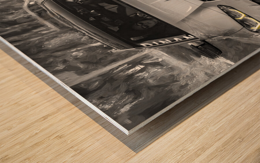 2023 Gray BMW M3 Competition X 3 Wood print