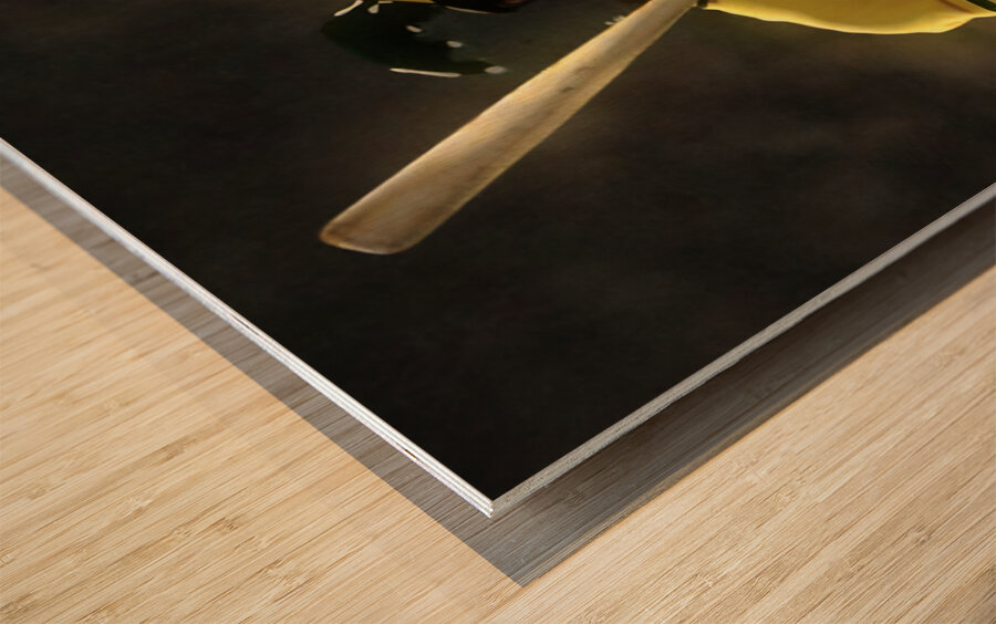 Rickey Henderson Night At Bat Wood print