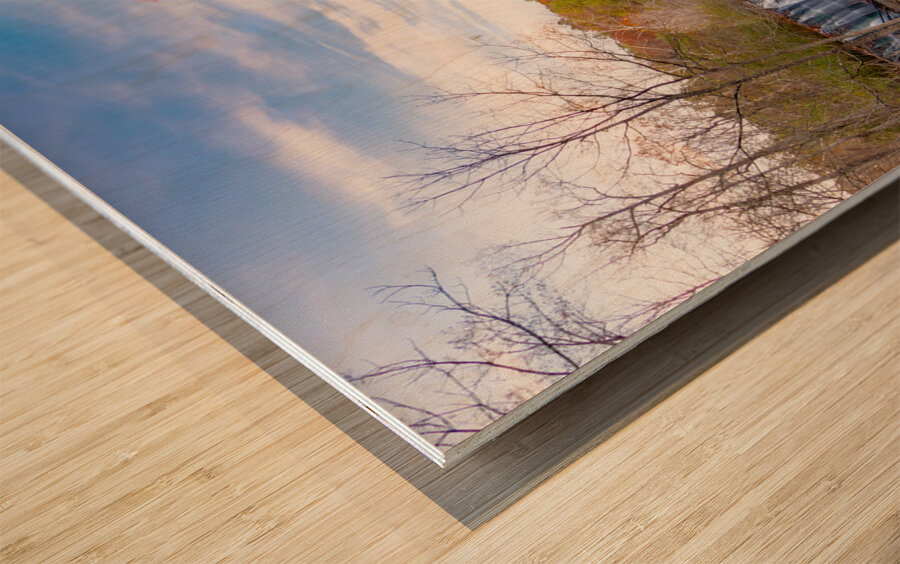 Brightwell Mill Amherst County Virginia Landscape Wood print