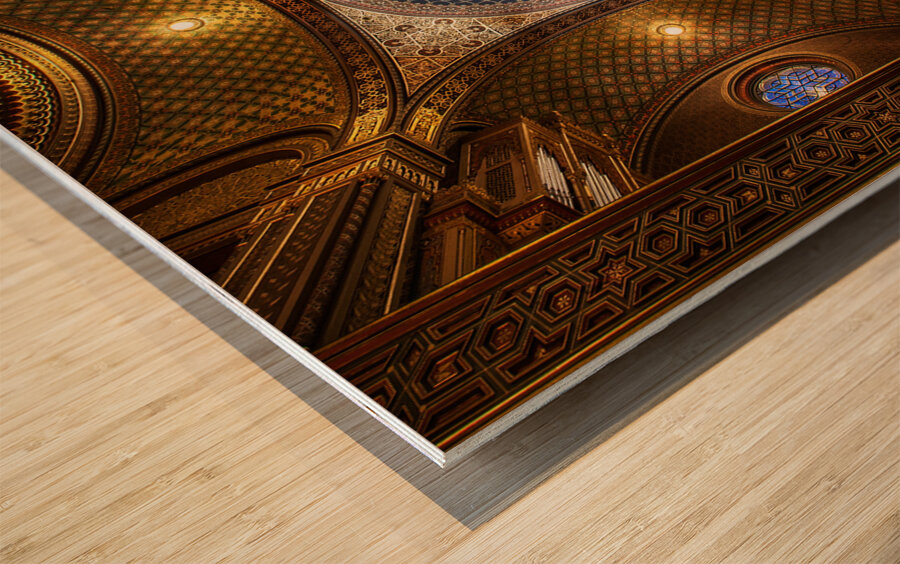 Spanish Synagogue Prague  Wood print
